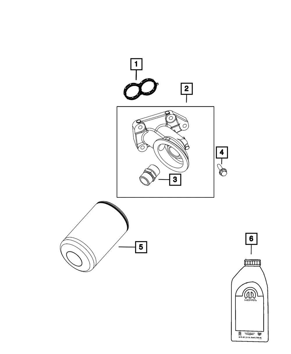 Hex Head Screw - Mopar (6512673aa) - view 7