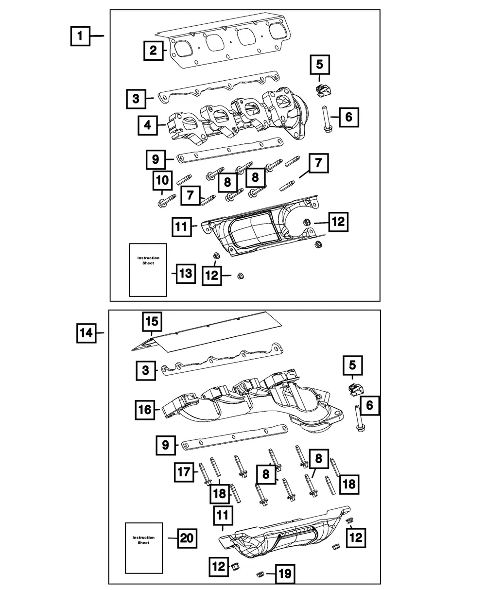 Double Ended Stud - Mopar (6512787AA) - view 3