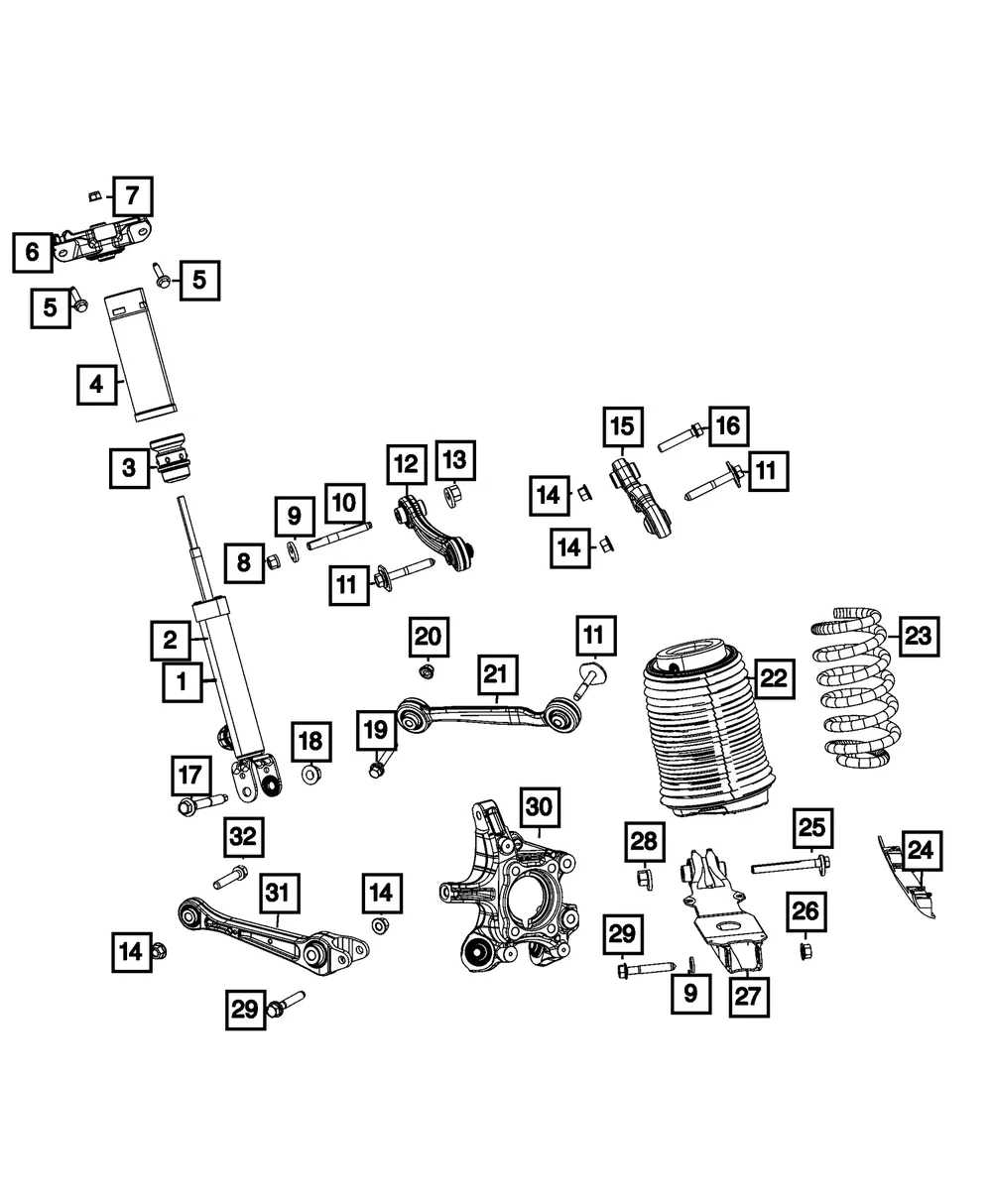 2 End Stud - Mopar (6512968aa)