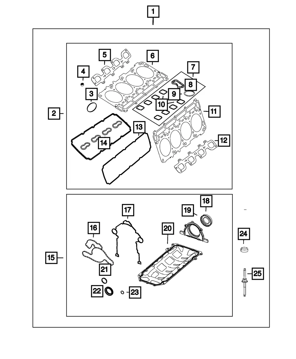 Double Ended Stud, Mounting - Mopar (6513205aa) - view 5