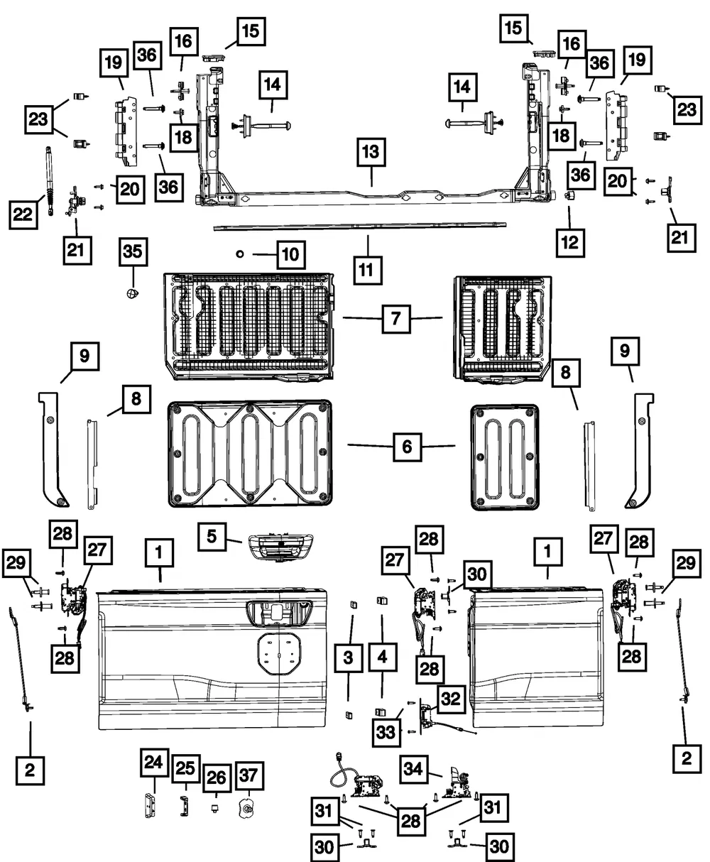 Torx Screw - Mopar (6513256aa)
