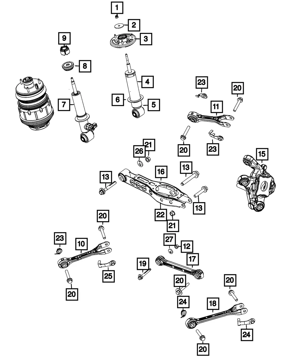 Lock Nut - Mopar (6513268aa)