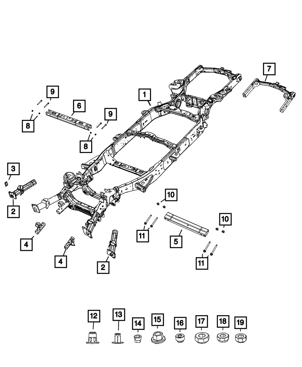 Hex Bolt - Mopar (6513522aa) - view 3