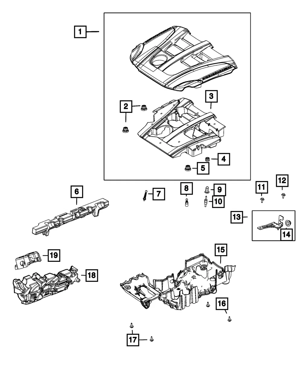 Double Ended Stud - Mopar (6513619aa)