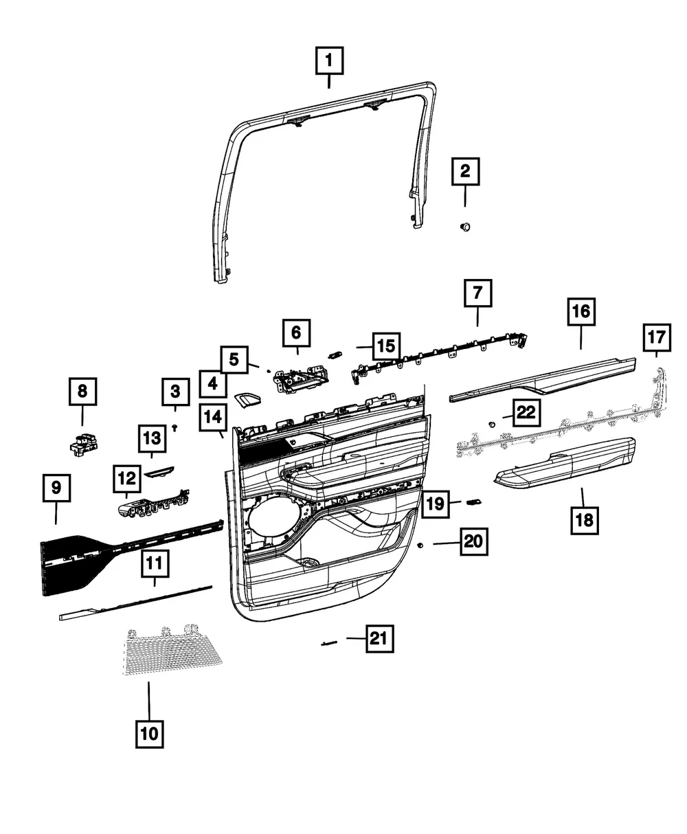 Push Pin - Mopar (6513751aa)