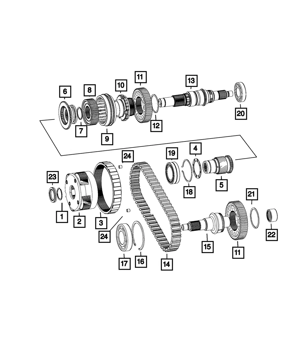 Shift Range Sleeve - Mopar (68001928aa)