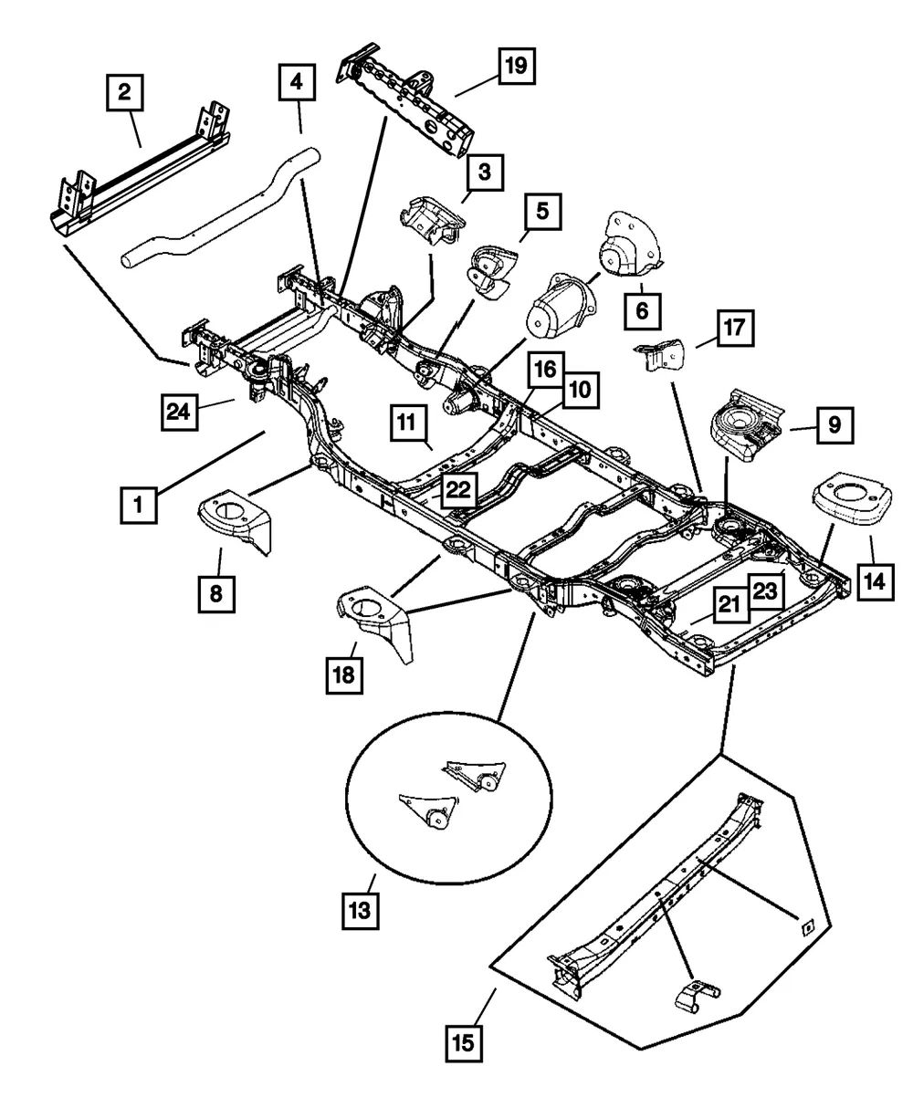 Bracket - Driver's Side (LH) - Mopar (68004557AA)