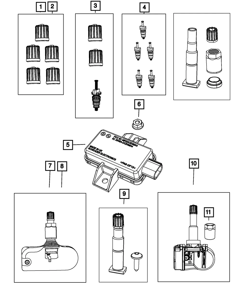 Mounting Hardware Kit - Mopar (68020719AC) - view 6