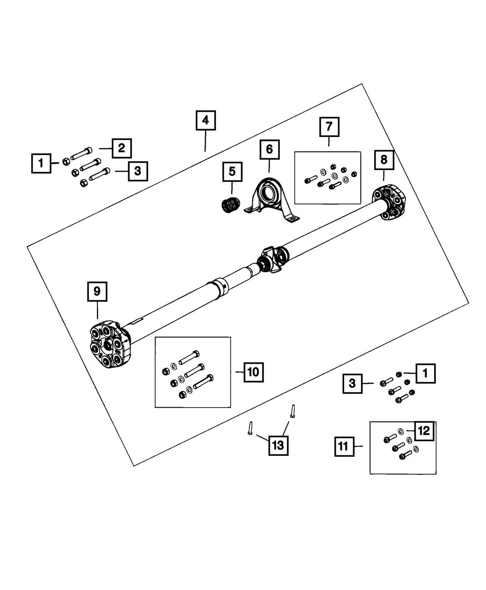 Bolt Kit - Mopar (68052749aa) - view 2
