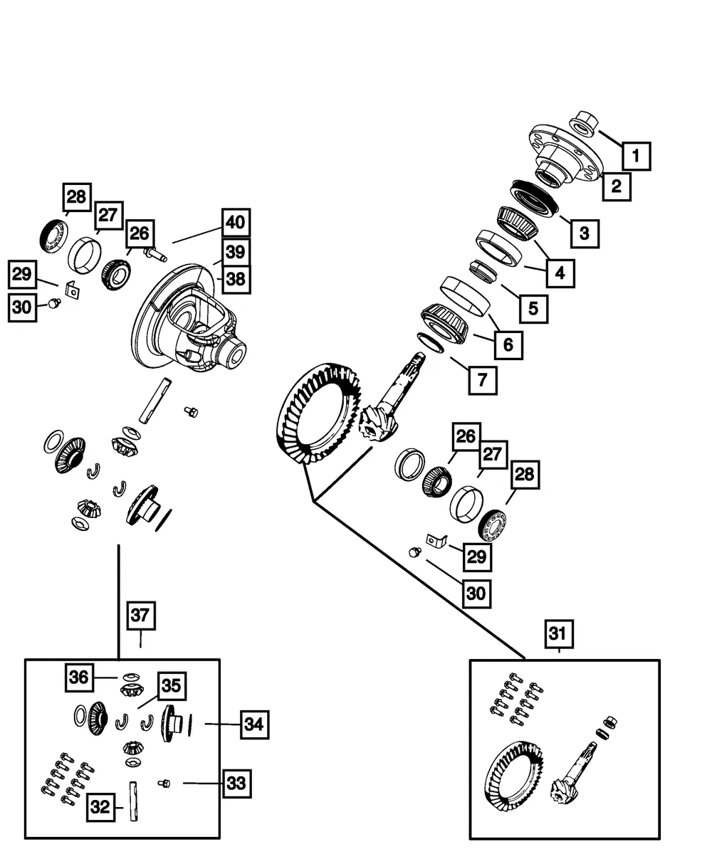 Shaft - Mopar (68057862AA) - view 3