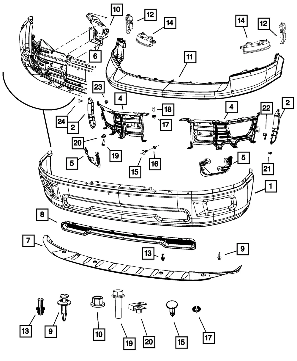Push Pin - Mopar (68066052AA) - view 4