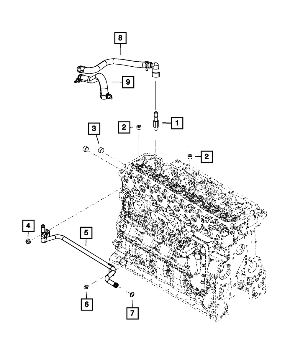 O Ring - Mopar (68086261AA) - view 3