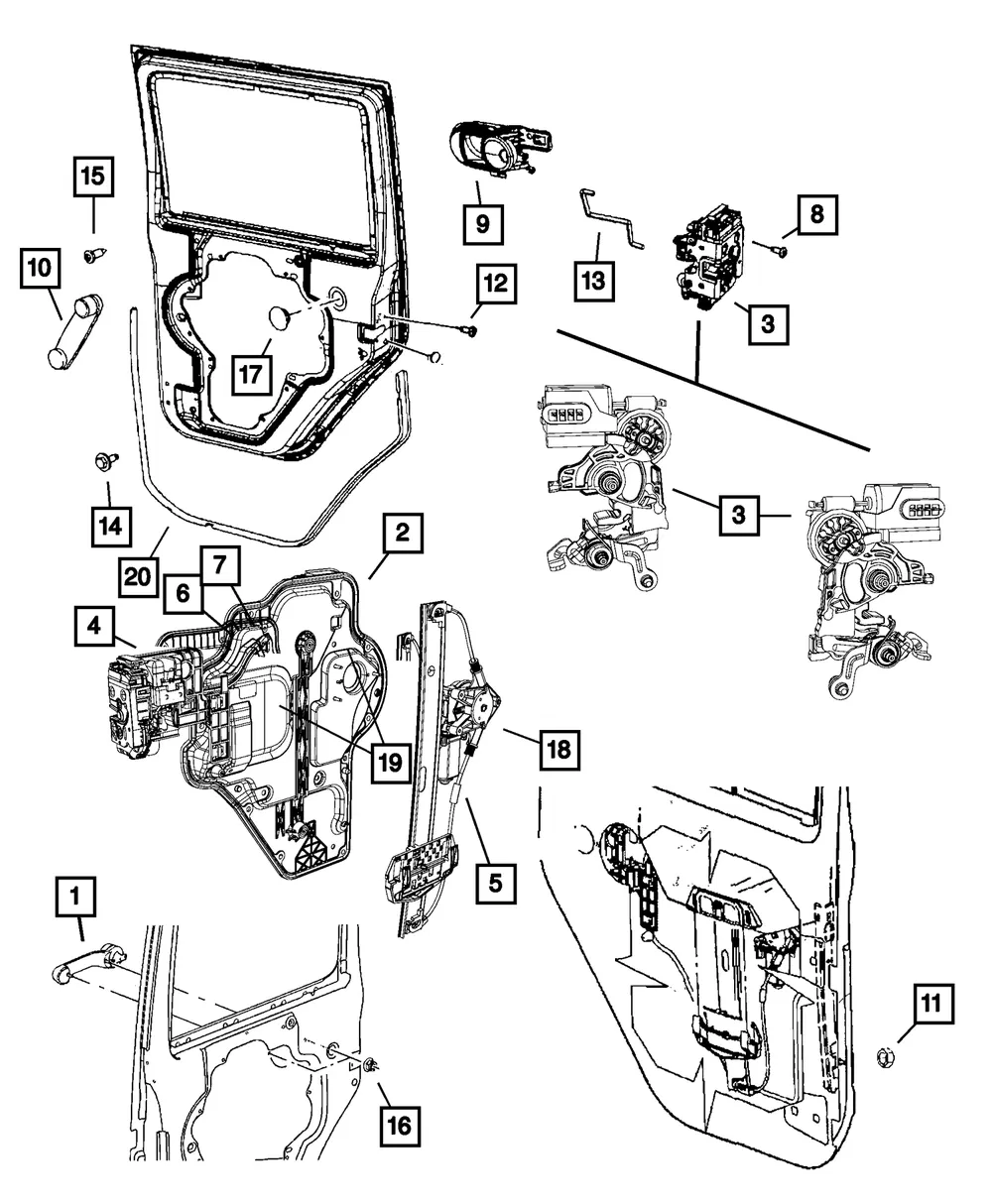 Cable - Driver's Side (LH) - Mopar (68089365AA)
