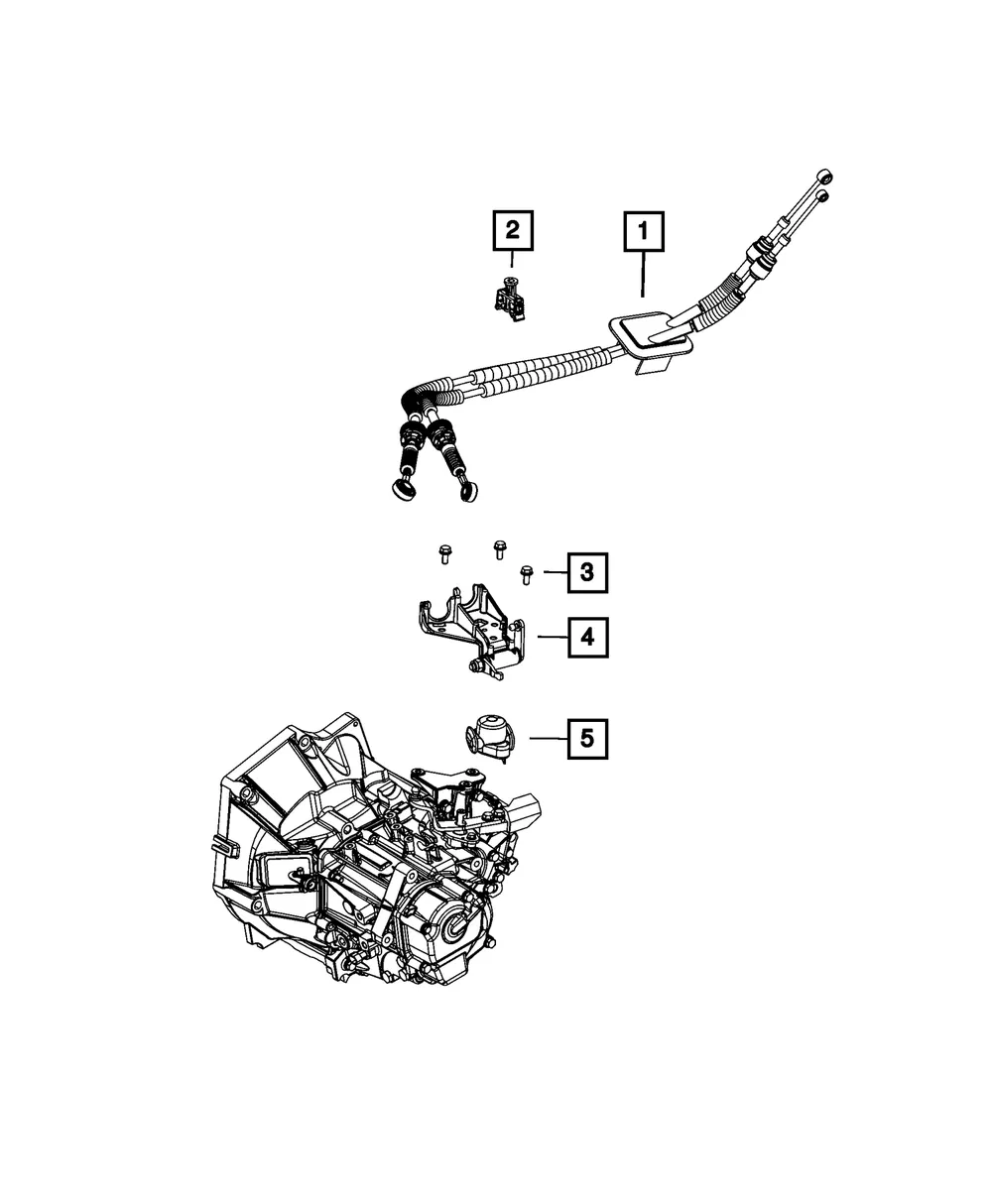 Shift Cable Bracket - Mopar (68095119AA) - view 4