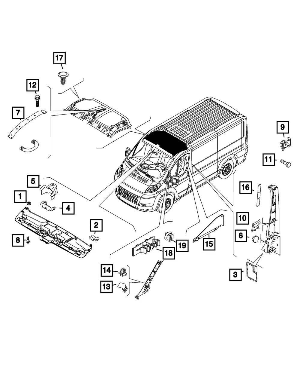 Fastener - Mopar (68095226aa)