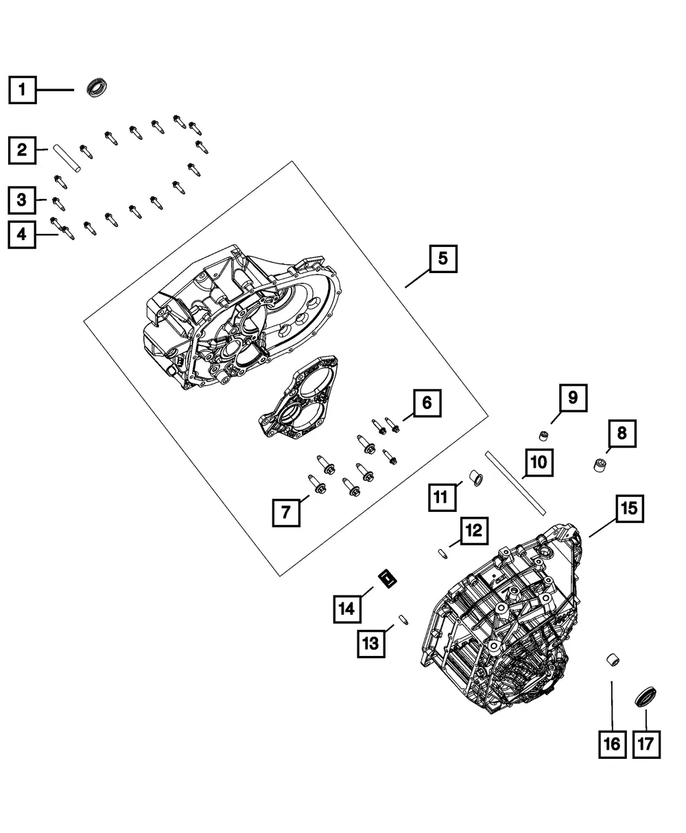 Double Ended Stud - Mopar (68105315aa)