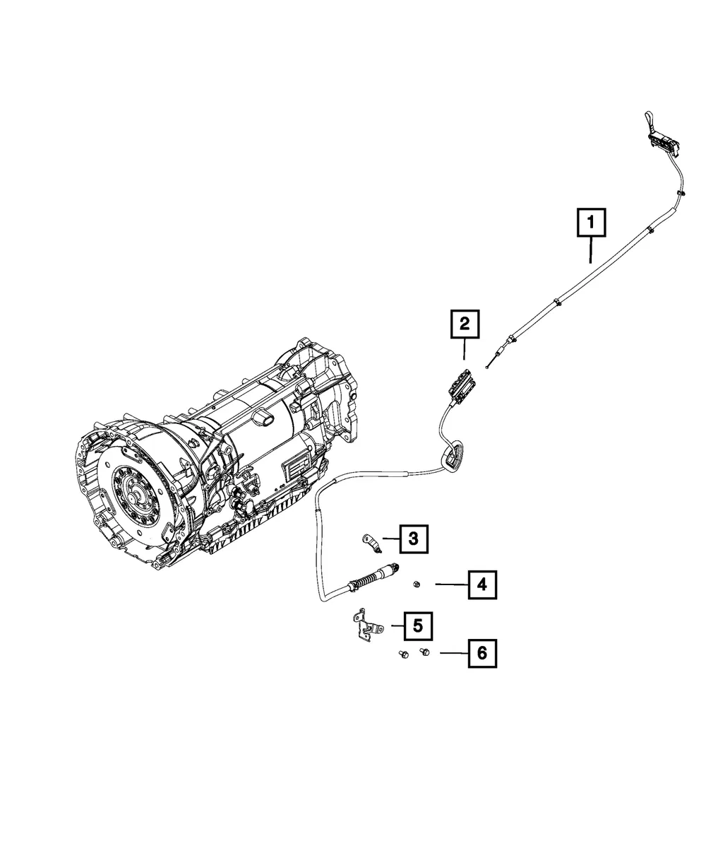 Manual Control Lever - Mopar (68106126ab) - view 3