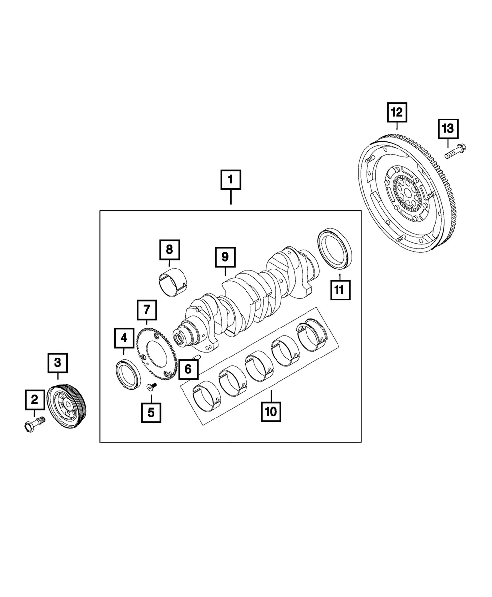 Bolt - Mopar (68117013aa)