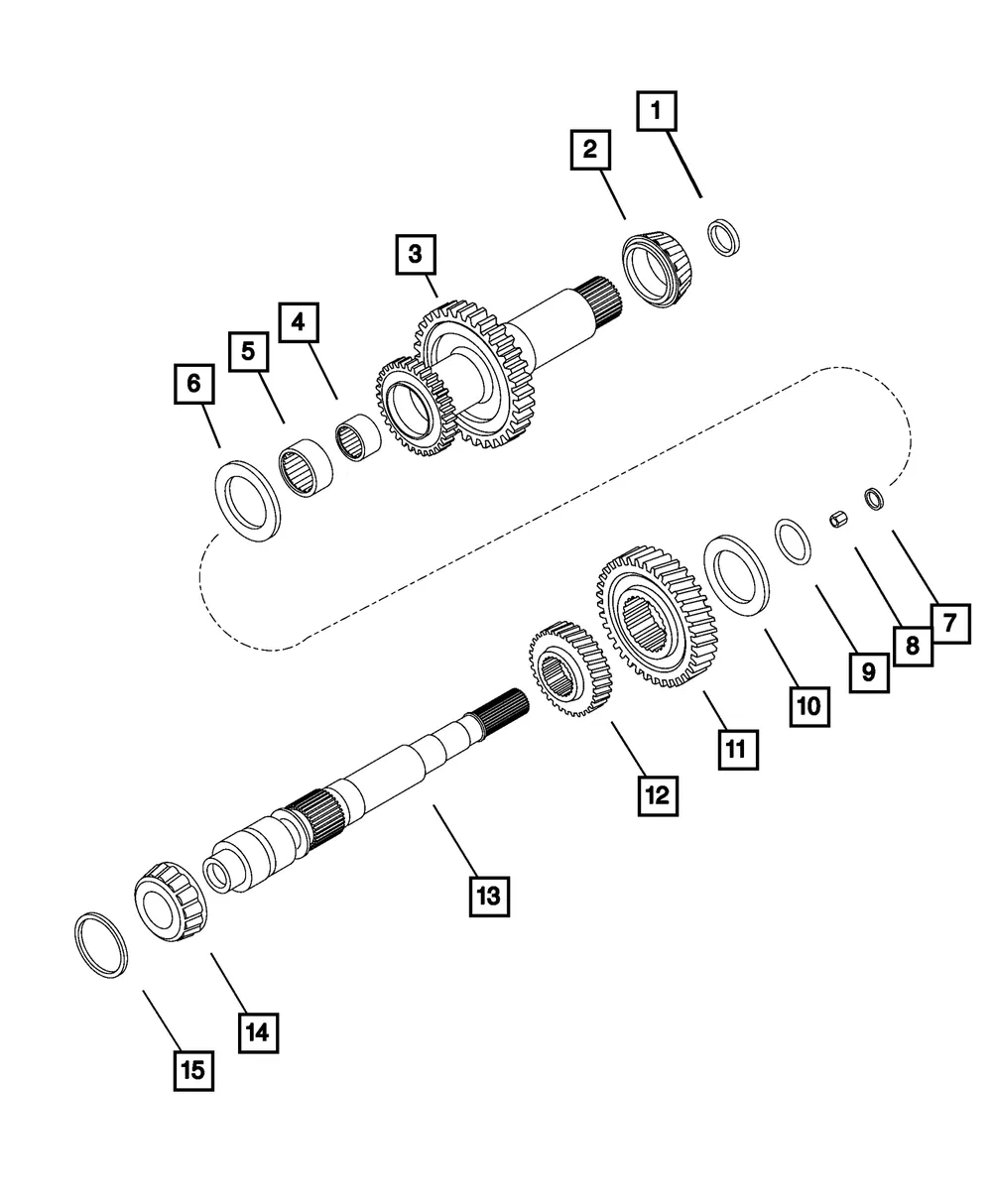 Thrust Bearing - Mopar (68120376aa)