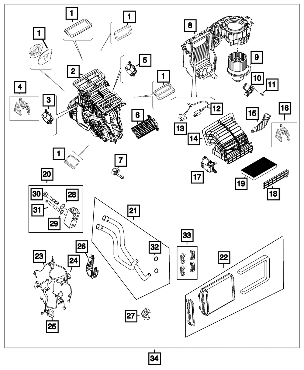 Stud - Mopar (68132609aa)