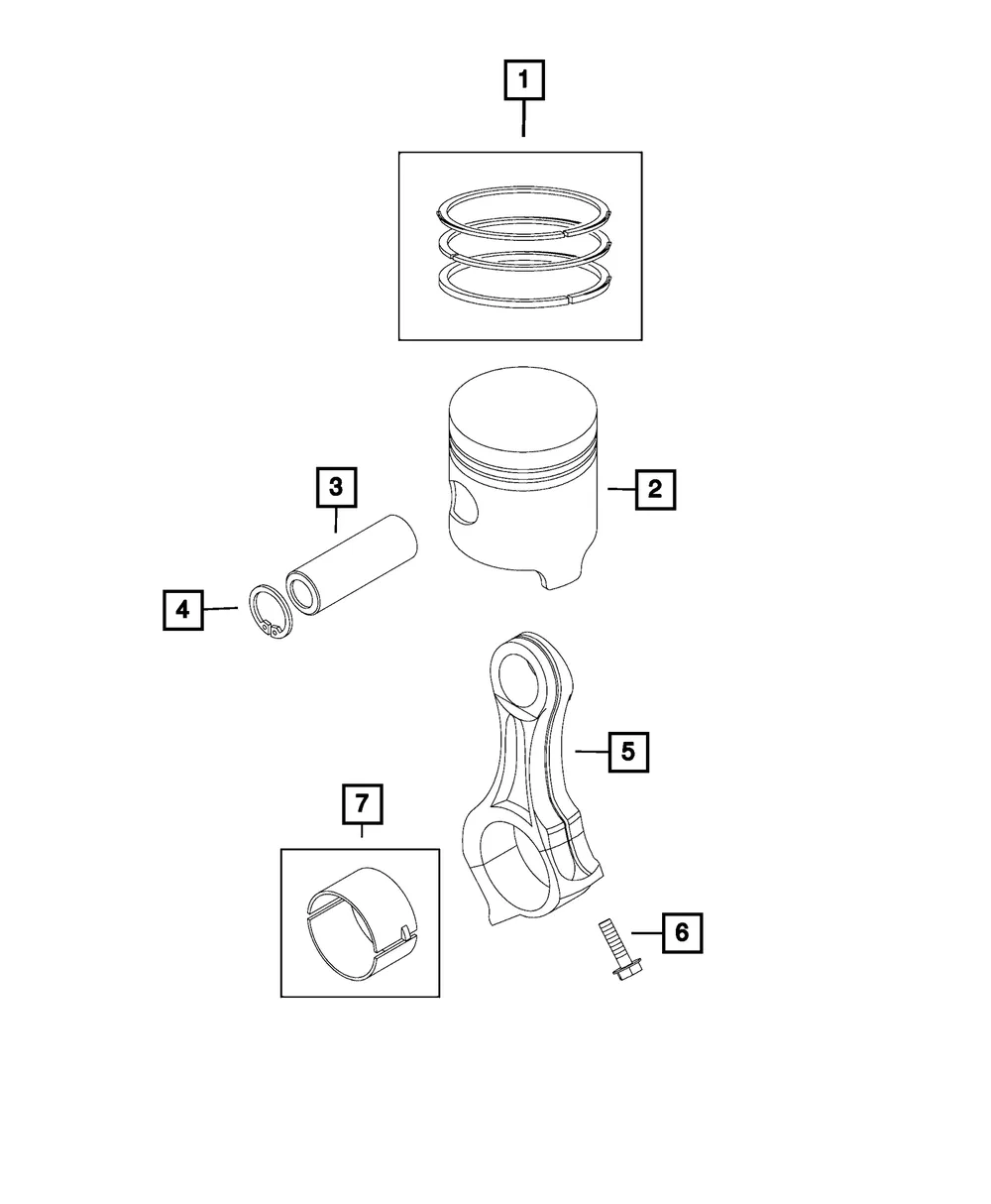 Connecting Rod - Mopar (68133388aa)