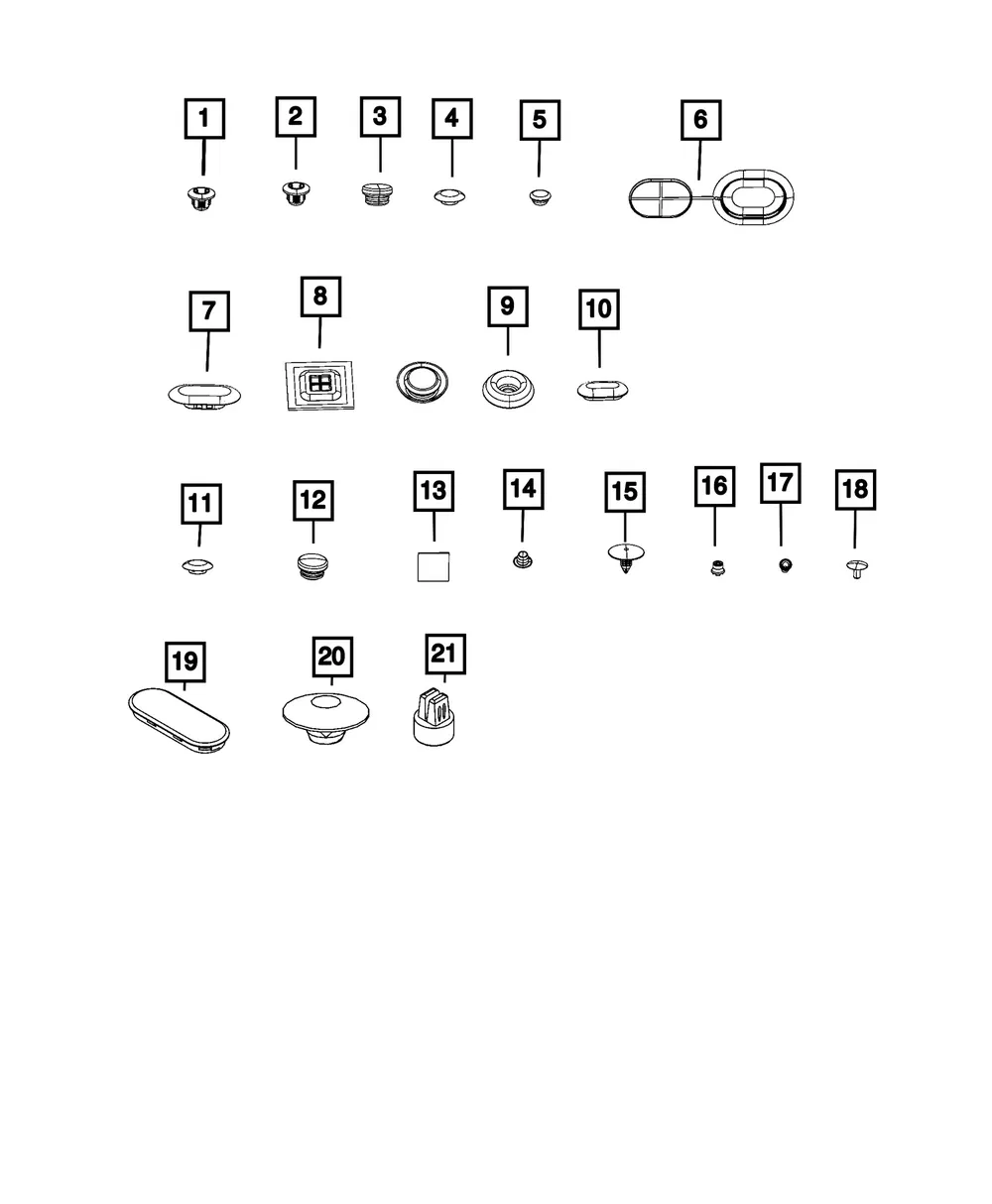 Body Plug - Mopar (68134024aa)