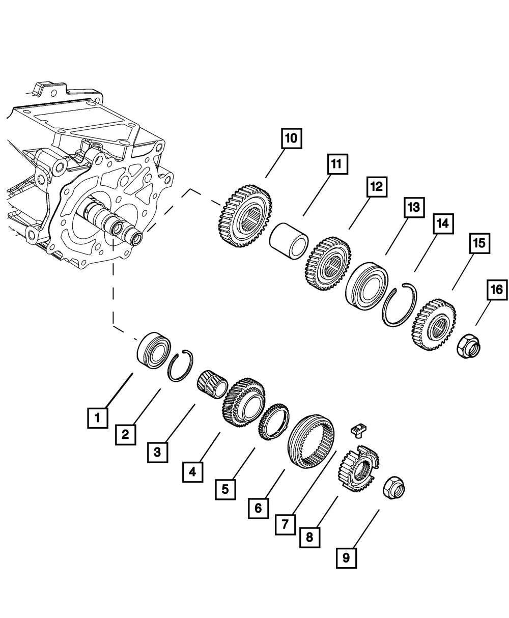 Snap Ring - Mopar (68136881aa)