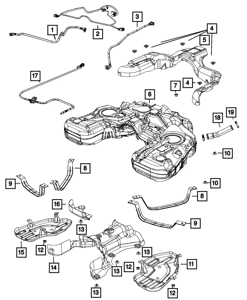Push Lock Retainer - Mopar (68140489aa) - view 6