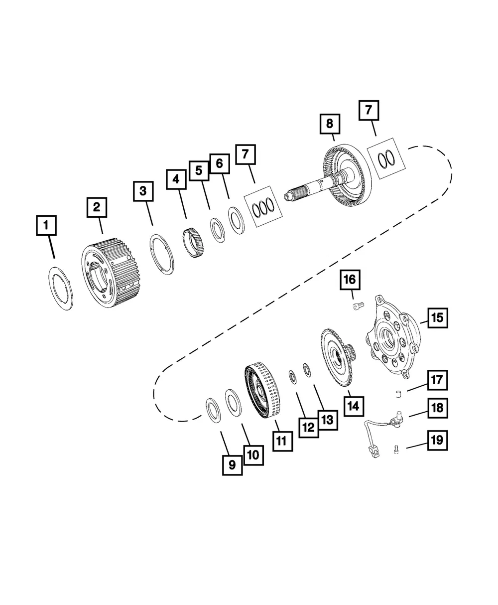 Thrust Bearing - Mopar (68140531aa)