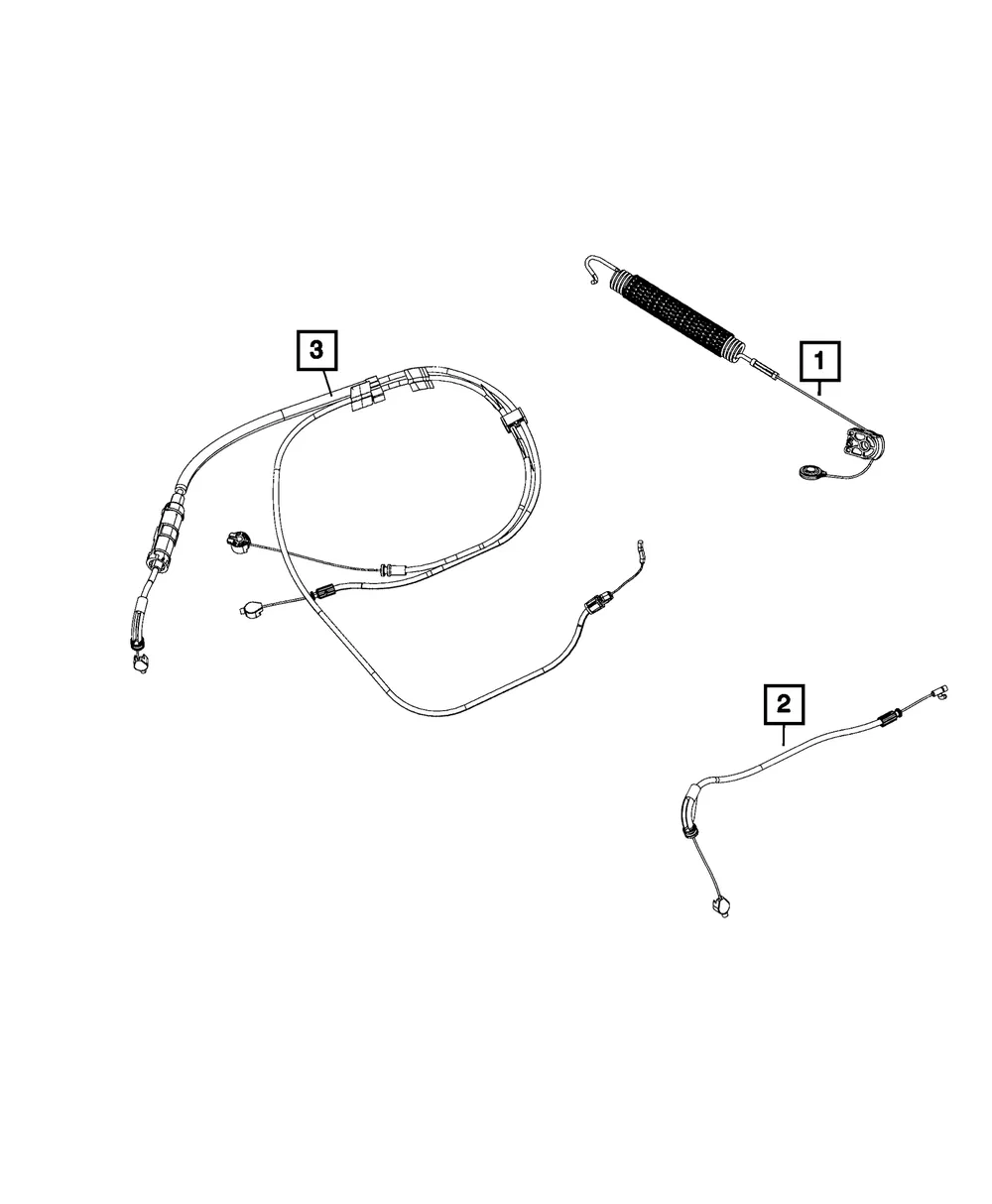 Cable, Left - Mopar (68143983AA) - view 4