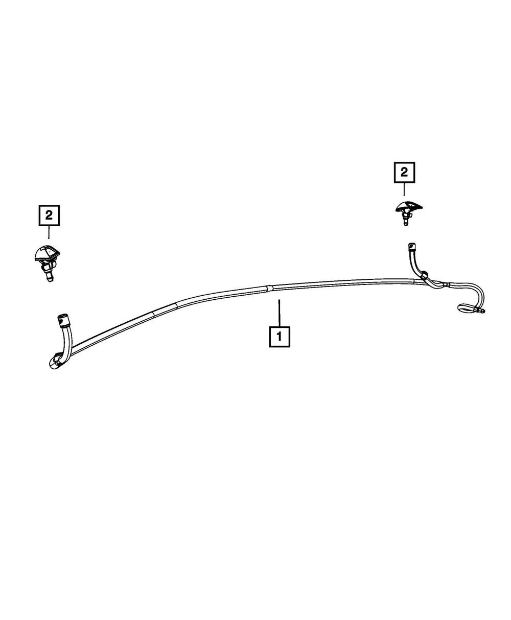 Washer Nozzle, Left - Mopar (68156959ab) - view 4