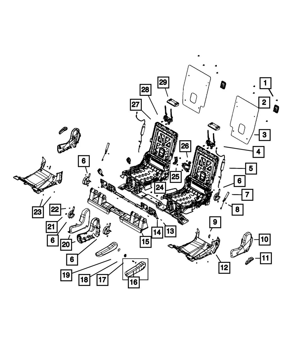 Cable, Right - Mopar (68163702aa) - view 3
