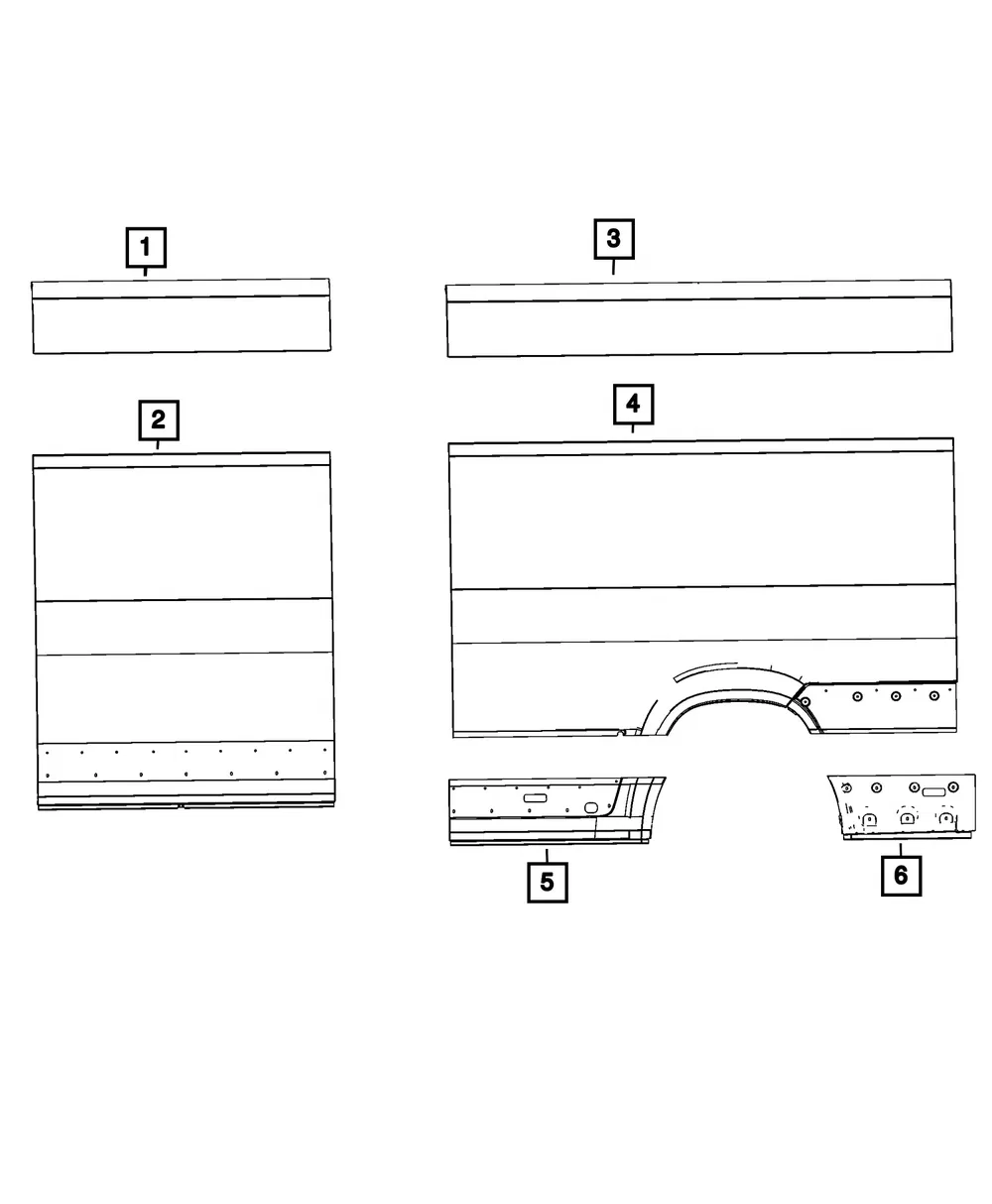 Body Side Aperture Outer Panel - Mopar (68167463AA) - view 3