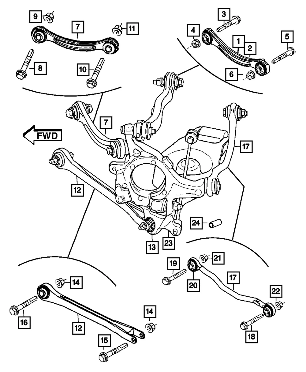 Compression Link Assembly - Mopar (68184781AA) - view 4
