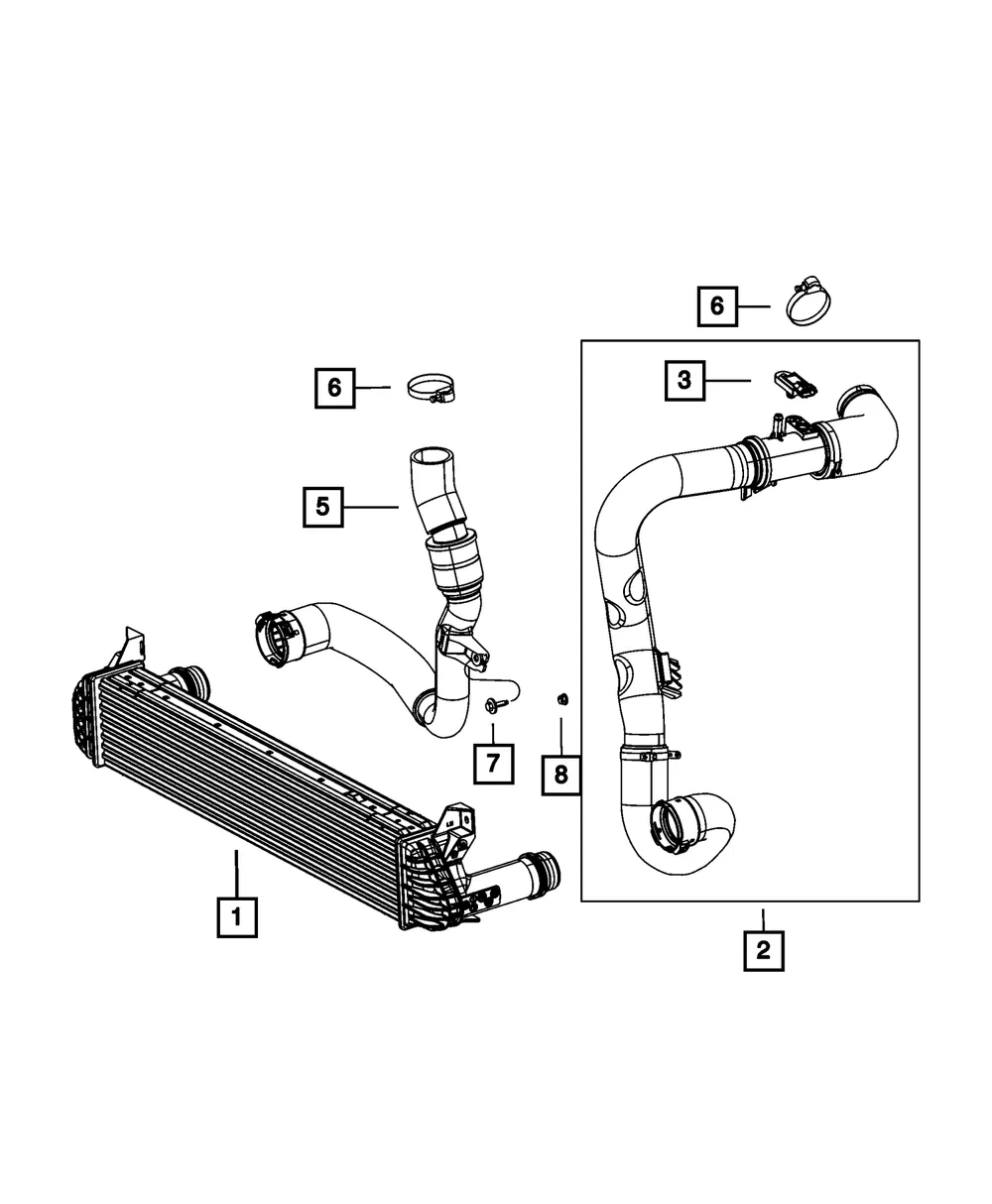Hose Clamp - Mopar (68188891aa)