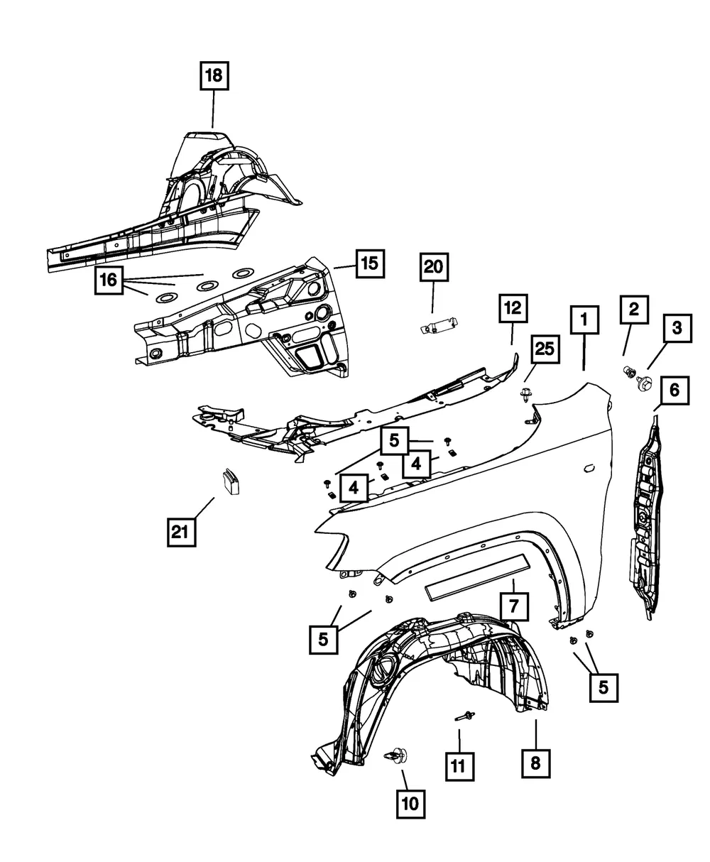 Closeout Panel, Left - Mopar (68194237AB) - view 5