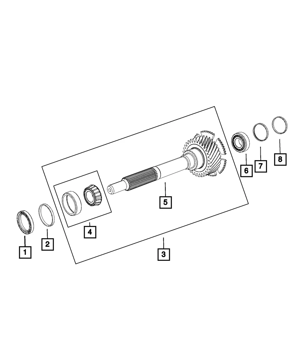 Thrust Washer - Mopar (68199055AA) - view 3