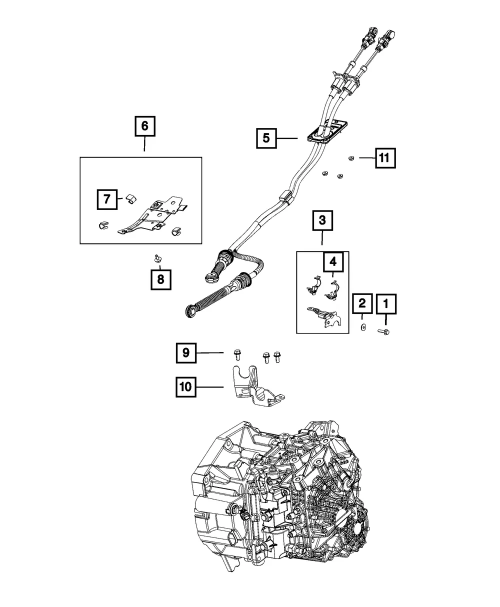 Gearshift Bracket - Mopar (68201216AA) - view 4