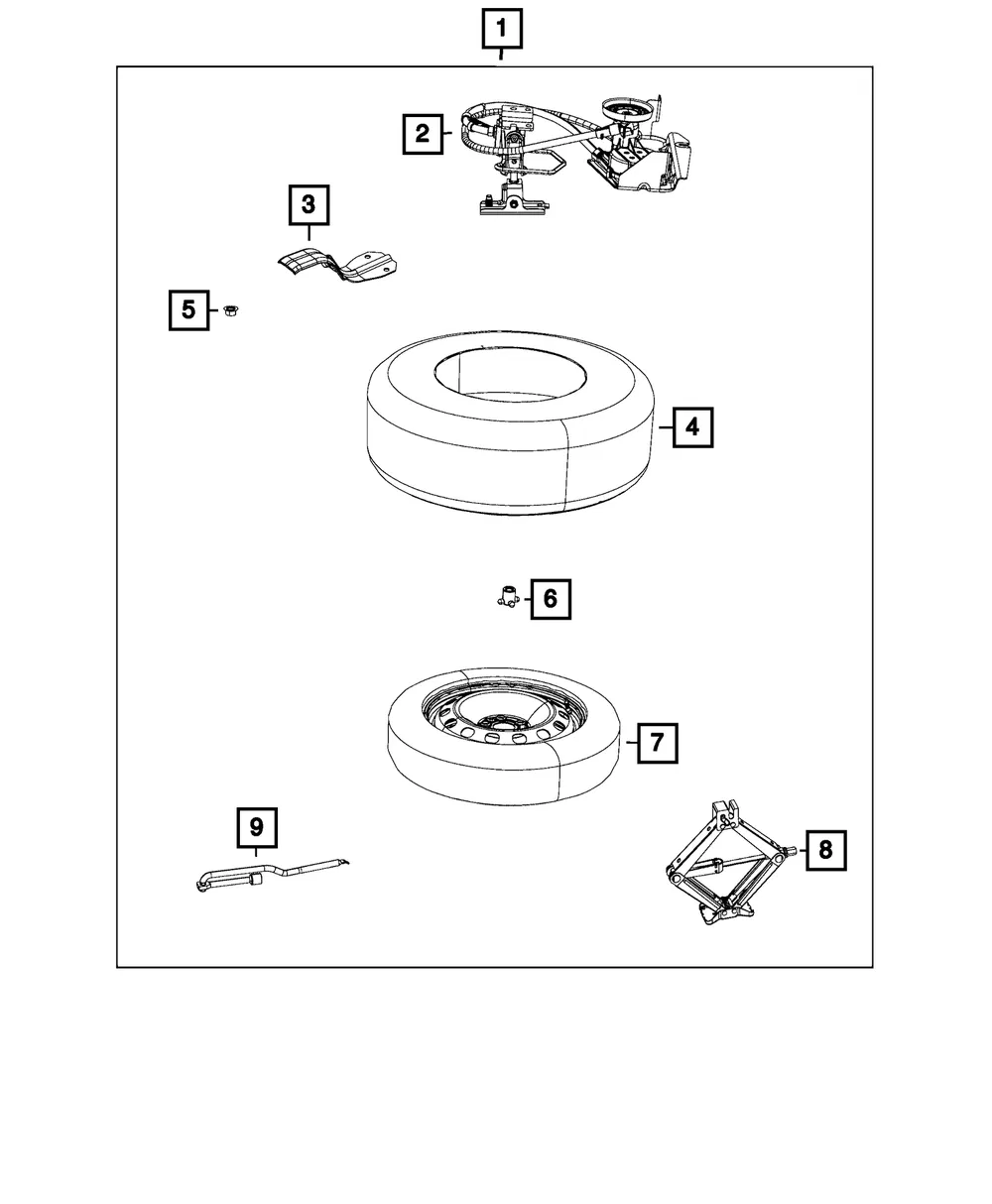 Scissors Jack - Mopar (68202003AA) - view 3