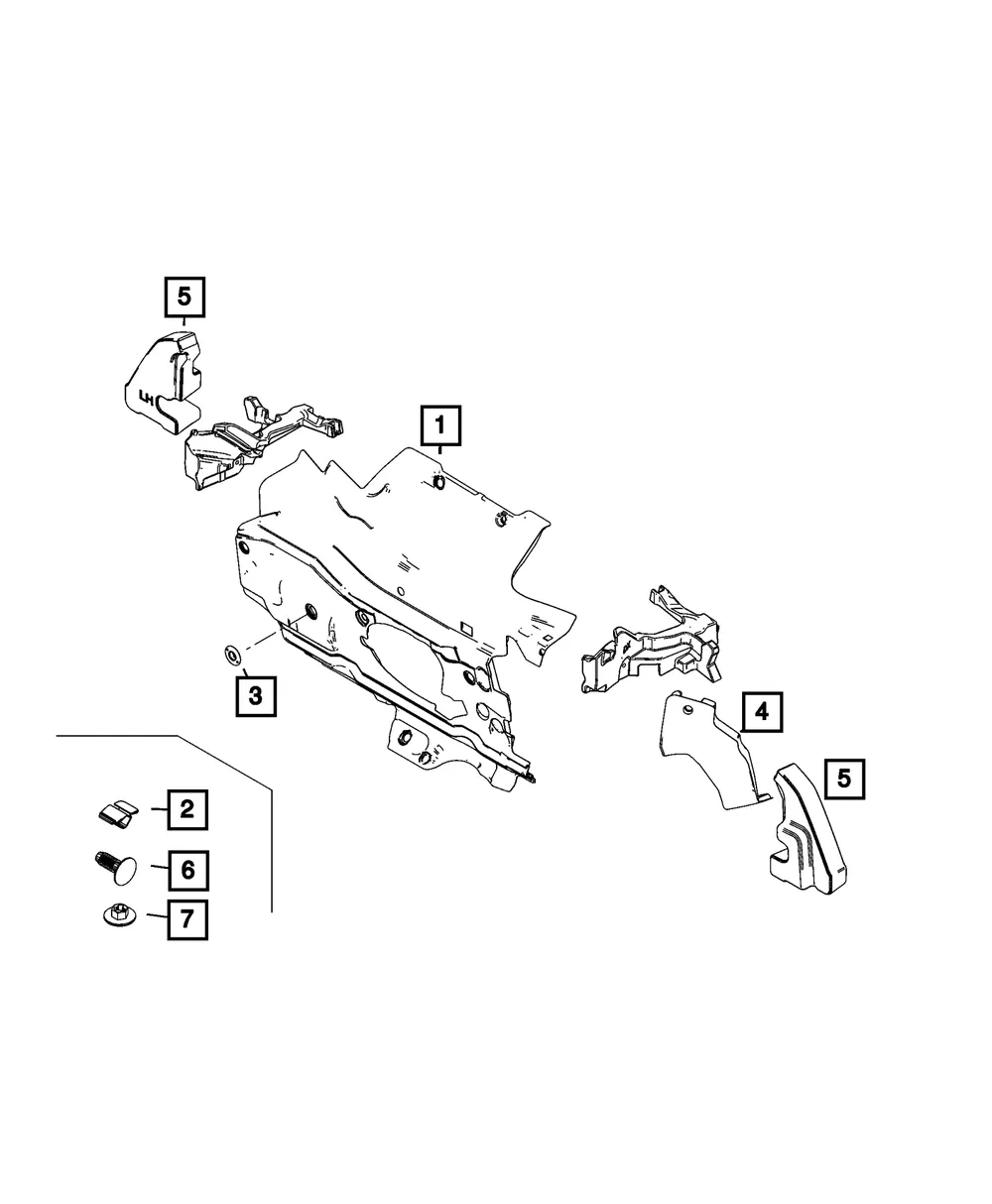 Push Pin - Mopar (68202385aa)