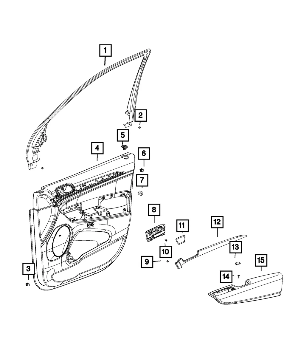 Push Pin - Mopar (68203652aa)