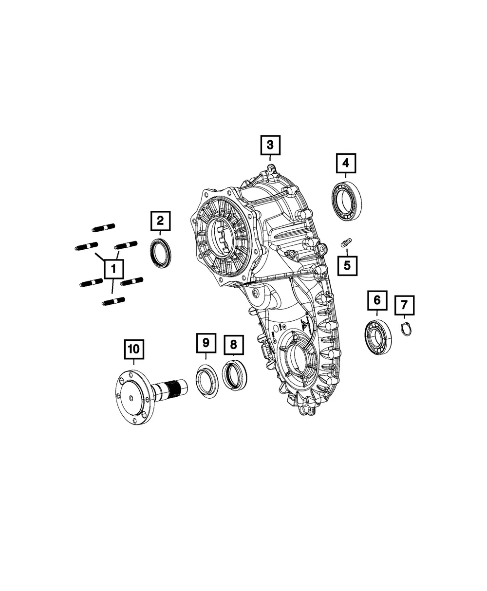 Front Case Half - Mopar (68207655ab)