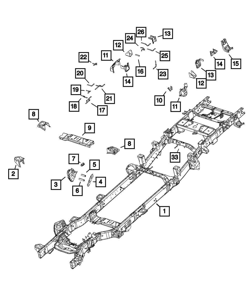 Mounting Spacer - Mopar (68209581aa)