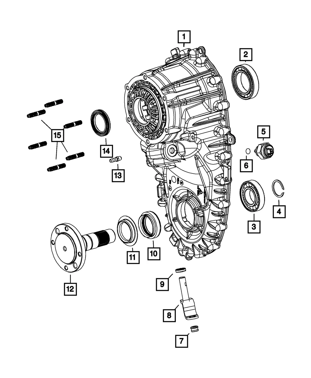 Front Case Half - Mopar (68210219ab)