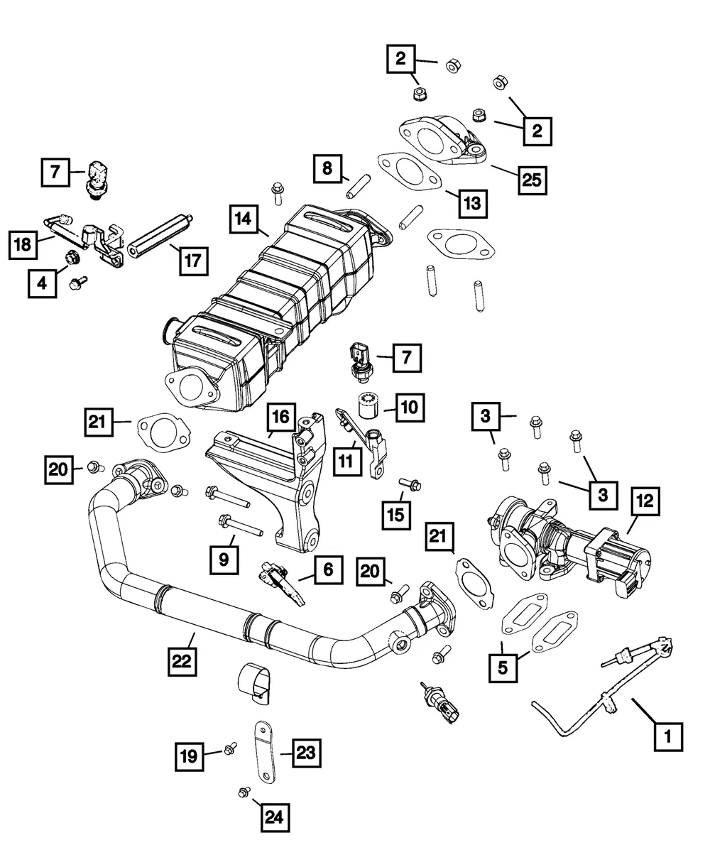 Bolt, Mounting - Mopar (68210411aa)
