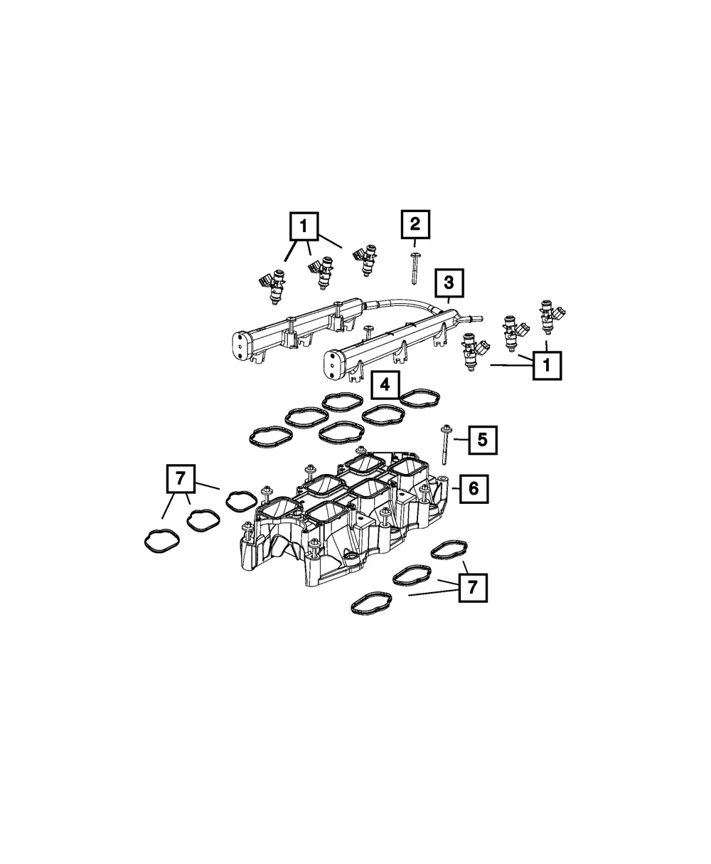 Plenum Seal - Mopar (68217514AB) - view 4