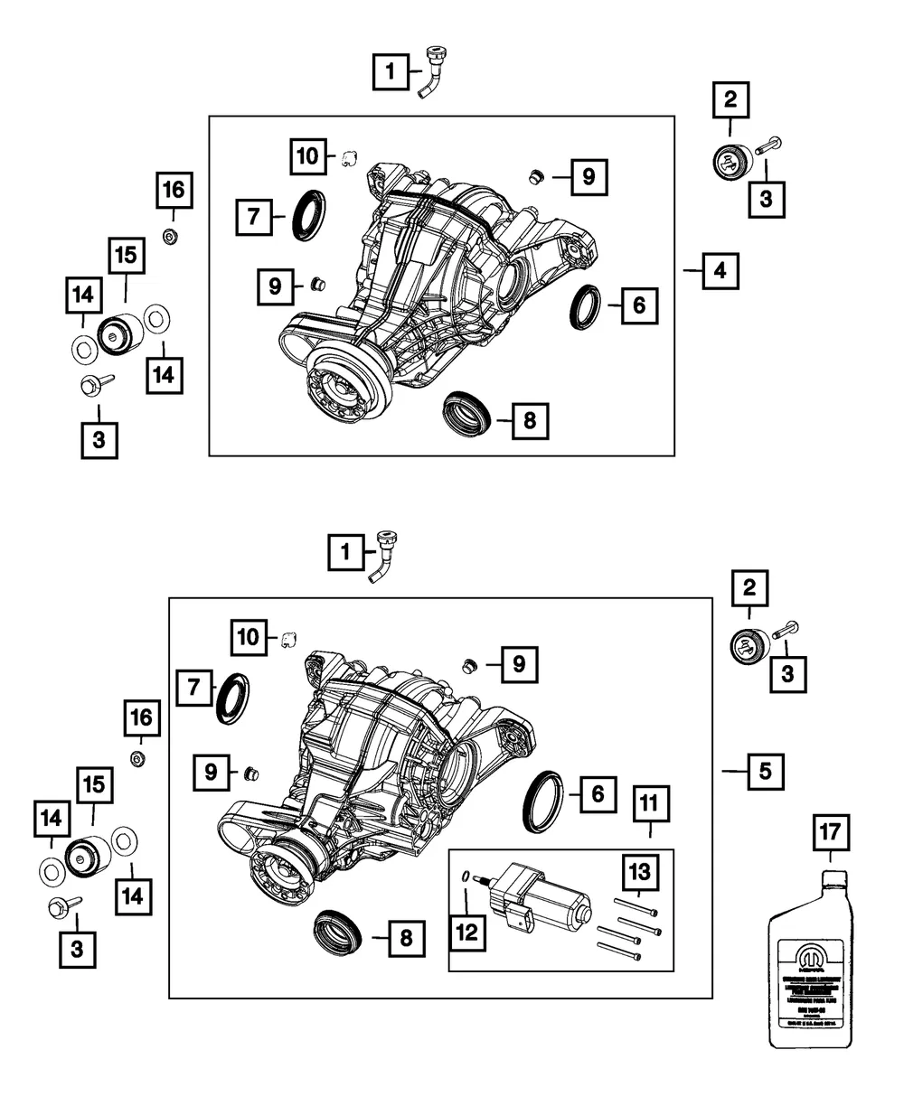 Bolt, Mounting - Mopar (68223633AA) - view 3