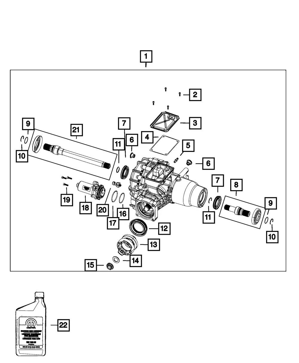 Bolt, Mounting - Mopar (68227775aa) - view 2