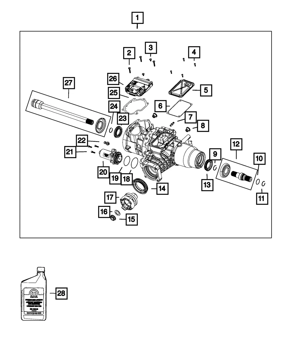 Snap Ring - Mopar (68227834ab) - view 2