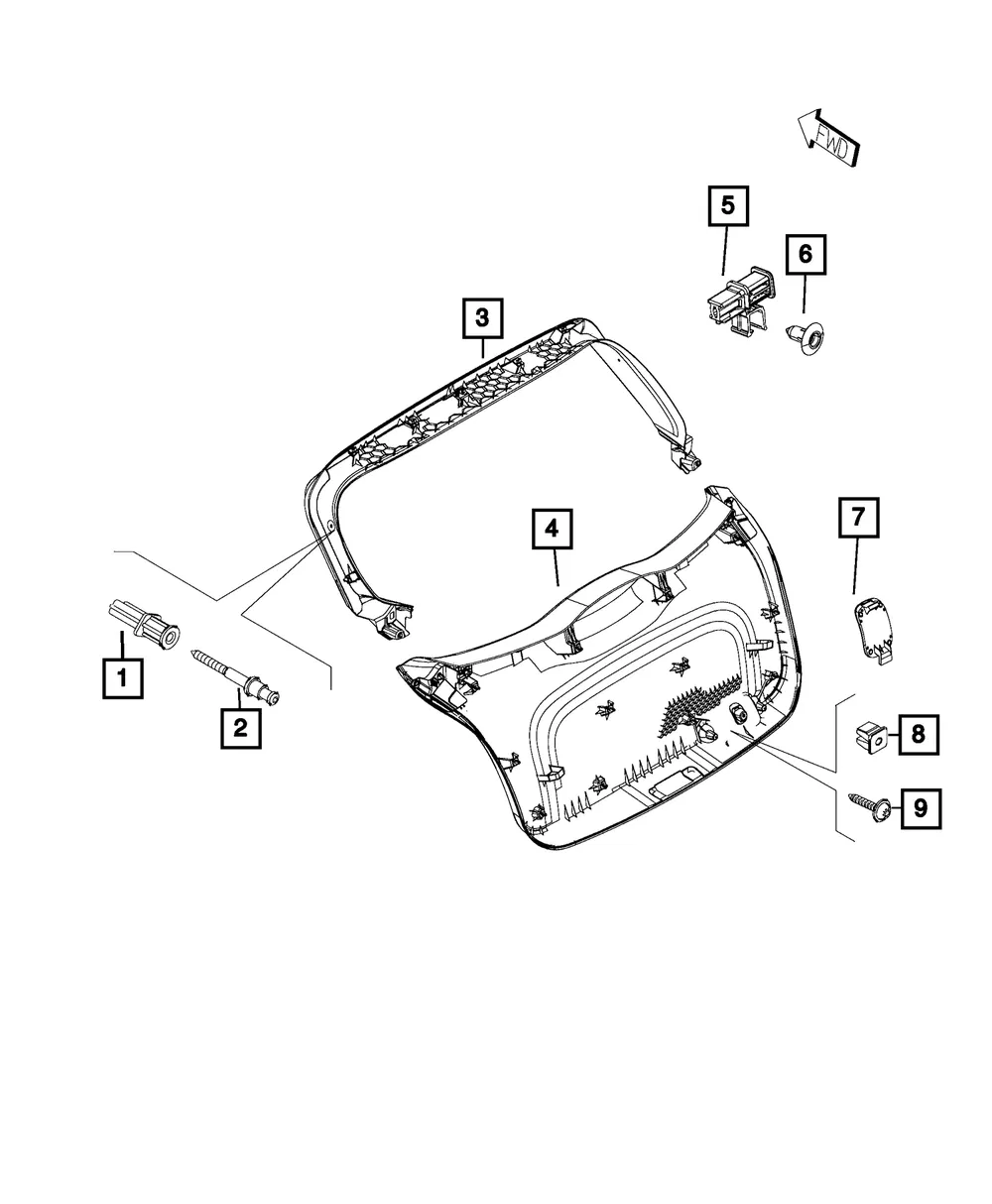 Retainer - Mopar (68252954AA) - view 4